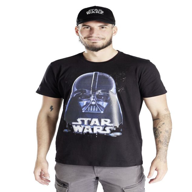 T-shirt Star Wars Dark Vador coton noir