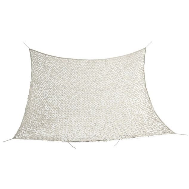 Voile d'ombrage carr&eacute; ajour&eacute; Corse beige 100% polyester 300x300cm