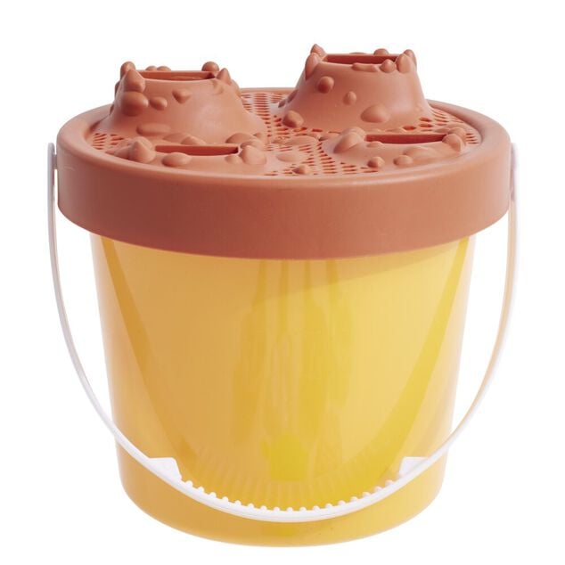 Seau de plage jardinier enfant plastique &Oslash;18xH24,6cm x12 pi&egrave;ces