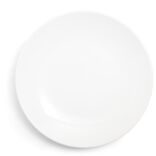 Assiette &agrave; dessert ronde Madrid fa&iuml;ence blanc &Oslash;20cm