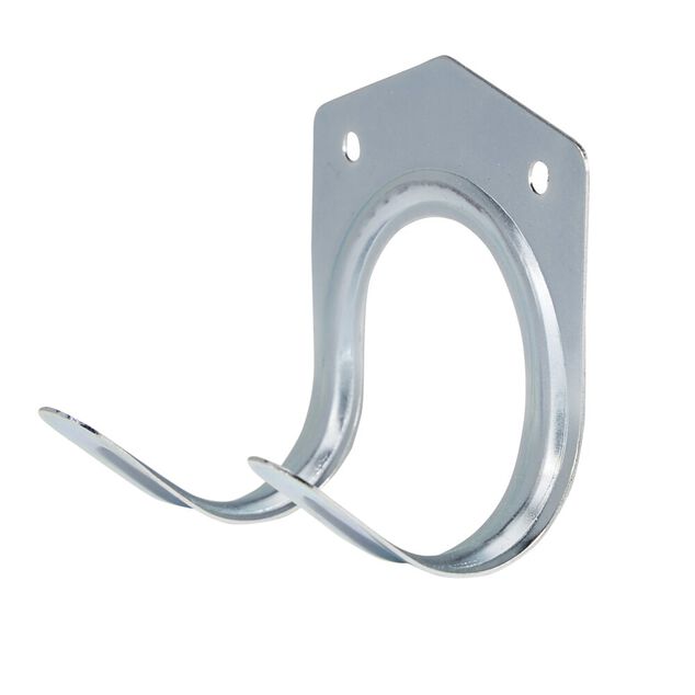 Crochet de travail multifonction x5 en m&eacute;tal gris 7x7,5xH3,5cm