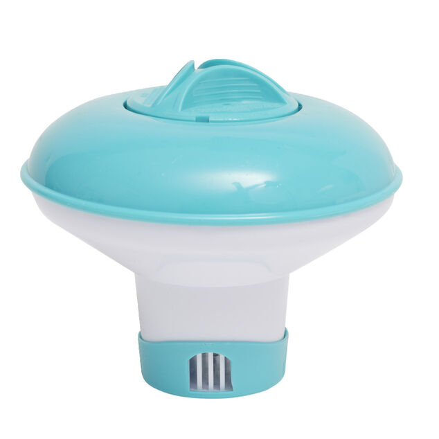 Diffuseur de traitement flottant blanc et bleu Ø12,5cm