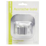 Accroche balai plastique collable