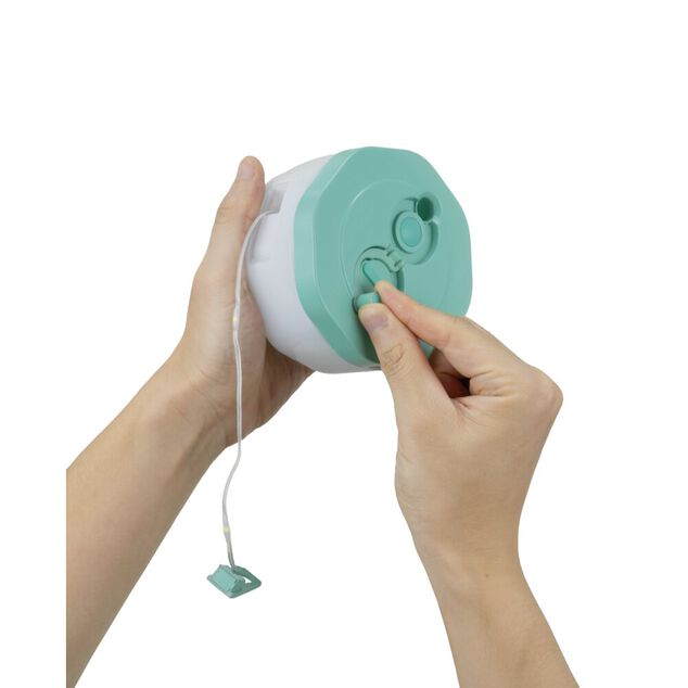 Lampe guirlande 2en1 camping &eacute;tanche rechargeable USB 110LED blanc chaud 8m