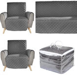 Set protège canapé 3 places et protège fauteuil 1 place x2