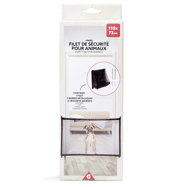 Filet de sécurité pour animaux 110x72cm