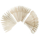 Lot de 48 couverts en bambou