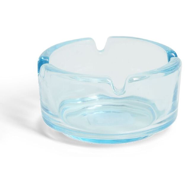 Cendrier en verre &Oslash;7,2xH3,6cm - 6 mod&egrave;les