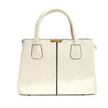 Sac à main simili petite anse et bandoulière amovible 30x13xH22cm - 3 modèles