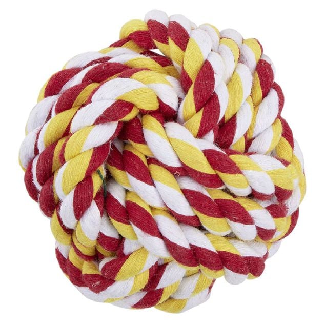 Jouet pour chien Balle en corde &Oslash;12 cm