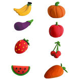 P&acirc;te &agrave; modeler argile fruit et l&eacute;gumes (8 mod&egrave;les)