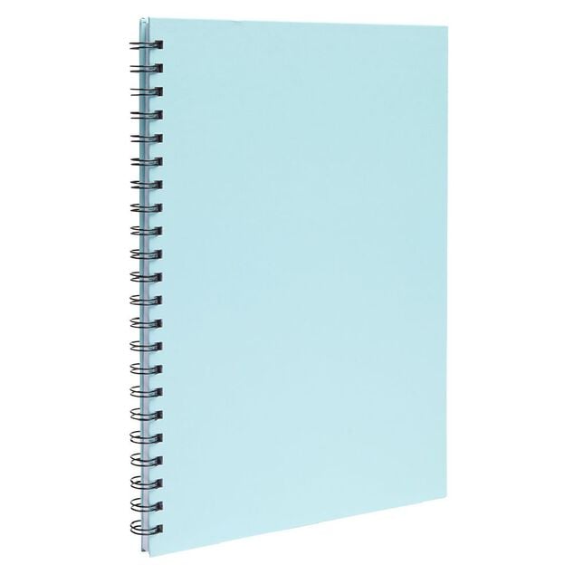 Cahier &agrave; spirales bleu A4 160 pages