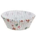 Caissettes g&acirc;teau X75 pcs papier &Oslash;7XH7 cm 3 designs assortis
