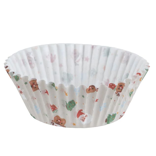 Caissettes gâteau X75 pcs papier Ø7XH7 cm 3 designs assortis