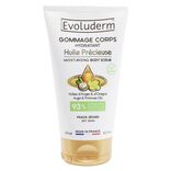Gommage corps hydratant Evoluderm huile pr&eacute;cieuse Argan Onagre 150ml