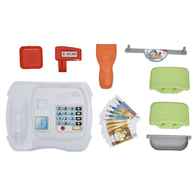 Mallette de jeu Marchand &eacute;picier 23 pi&egrave;ces