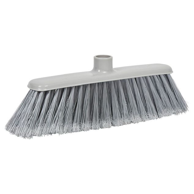 T&ecirc;te de balai droit en vinyle gris