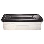 Box dessous de lit noir 30L