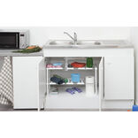 &Eacute;tag&egrave;re modulable dessous d'&eacute;vier 2 niveaux