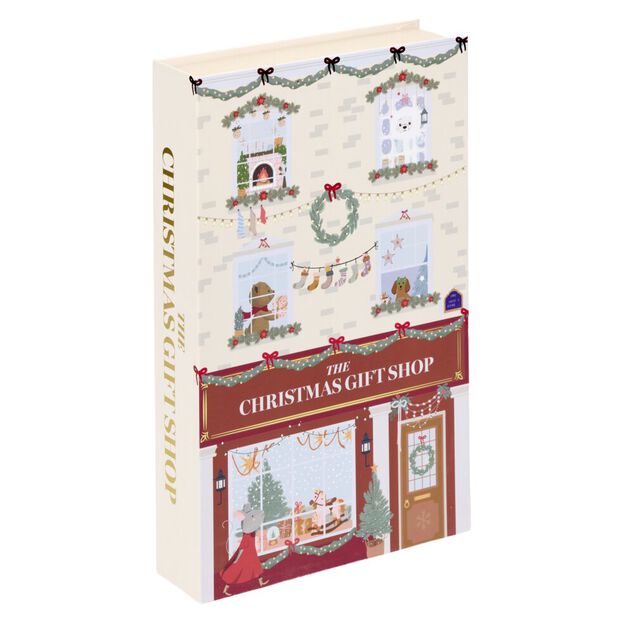 Bo&icirc;te livre de No&euml;l d&eacute;corative 17x27cm (2 mod&egrave;les)