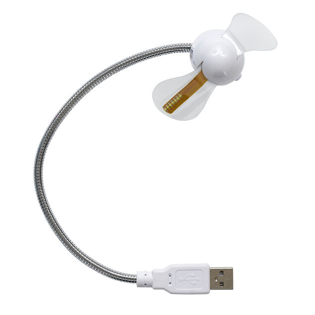 Ventilateur USB avec message LED