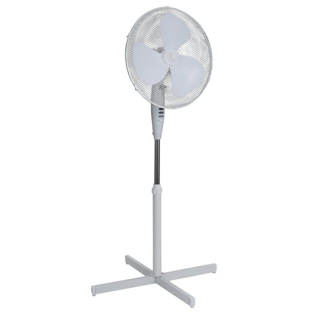 Ventilateur sur pied Homday 3 vitesses 50W &Oslash;60xH120cm (2 mod&egrave;les noir ou blanc)