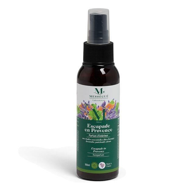 Parfum intérieur Mességué huiles essentielles bio Escapade en Provence 100ml