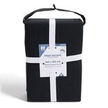 Drap housse 140x190cm 100% coton noir
