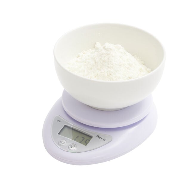 Balance de cuisine &eacute;lectronique max.5kg &eacute;cran LCD