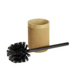 Brosse WC support bois Ø10xH37cm