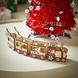 Train Disney Mickey en bois L38cm