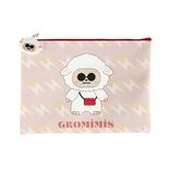 Pochette tissu Gromimis mouton rose 14x20cm