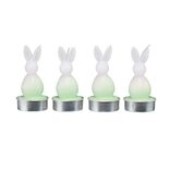 Bougie chauffe plat forme lapin &Oslash;4xH8,5cm (4 mod&egrave;les)