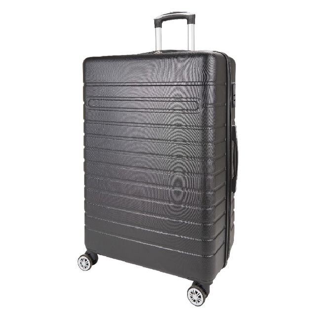 Valise plastique rigide noir H77cm