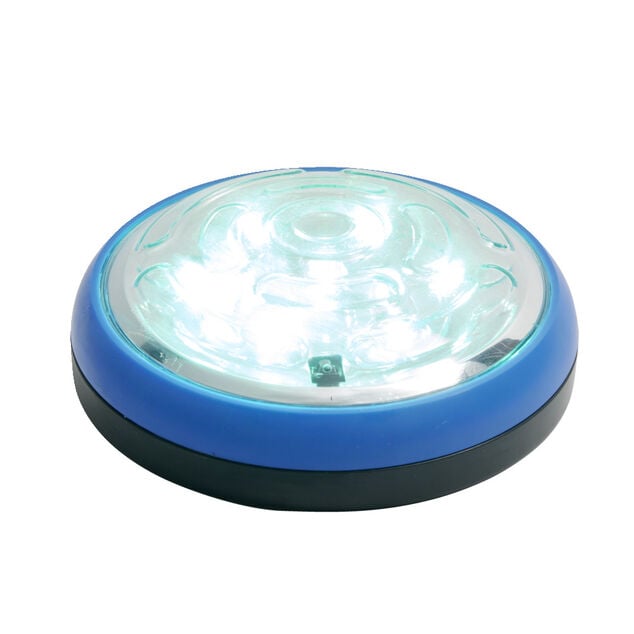 Lumi&egrave;re de piscine 7LED RVB aimant&eacute;e avec t&eacute;l&eacute;commande &Oslash;12xH4cm