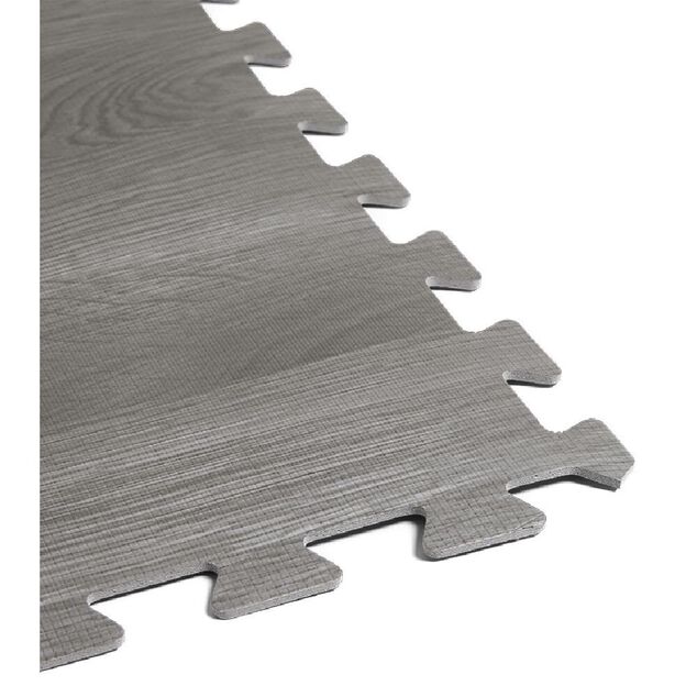 Dalle de protection piscine et spa x9 mousse parquet 50x50cm