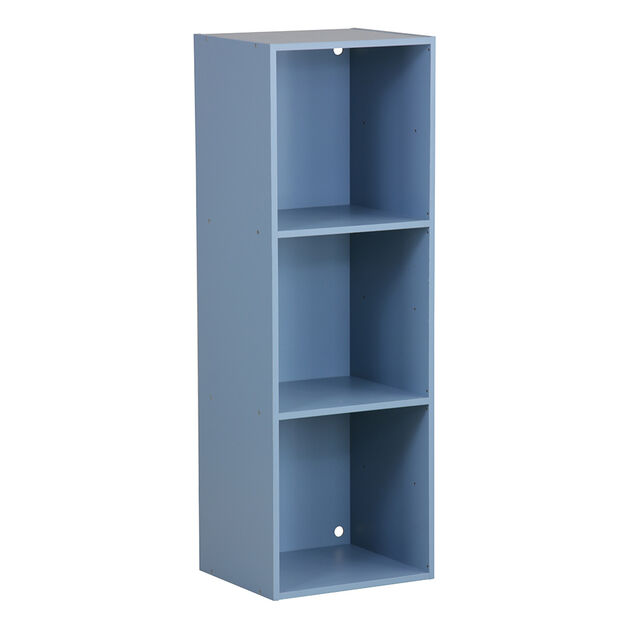 Structure Box Cube 3 Cases Bleu - 35,2x30xH103,2 cm