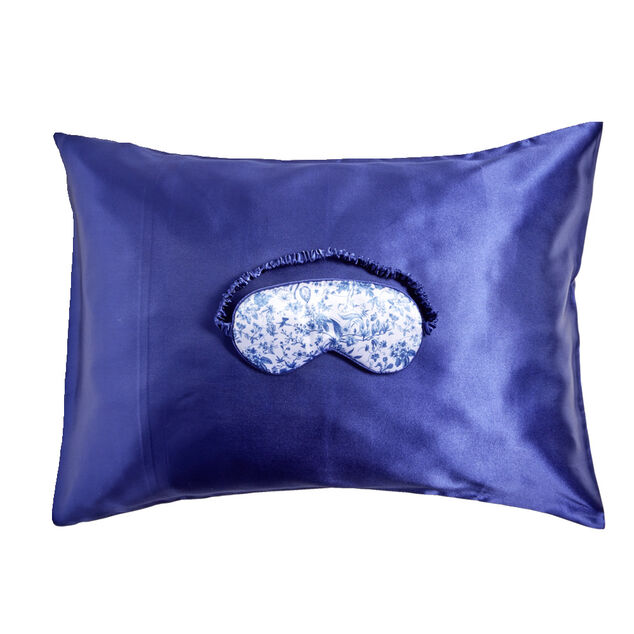 Coffret sommeil masque et taie d'oreiller en satin - 2 mod&egrave;les