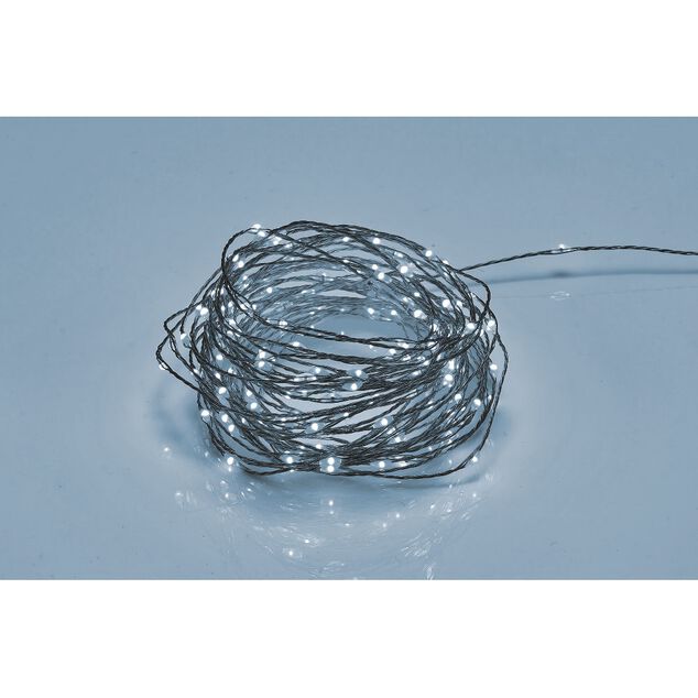 Guirlande lumineuse Solaire 400 microled Blanc froid 20 m