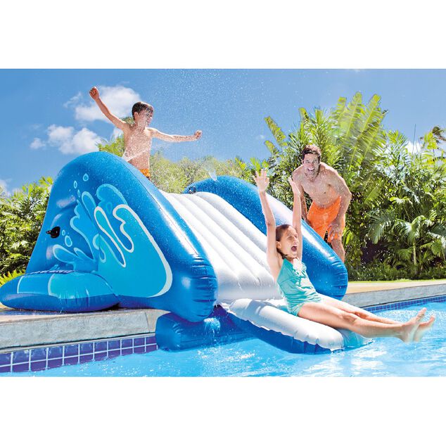 Toboggan Intex pour piscine enterr&eacute;e