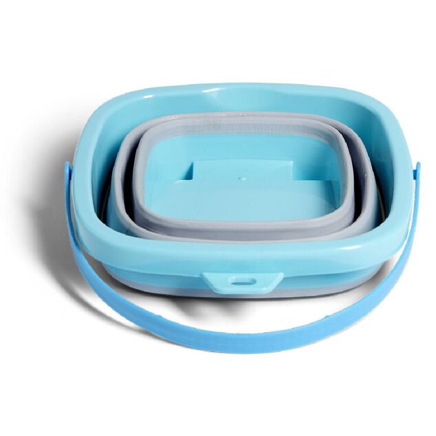 Seau de plage garni pliable 4 accessoires