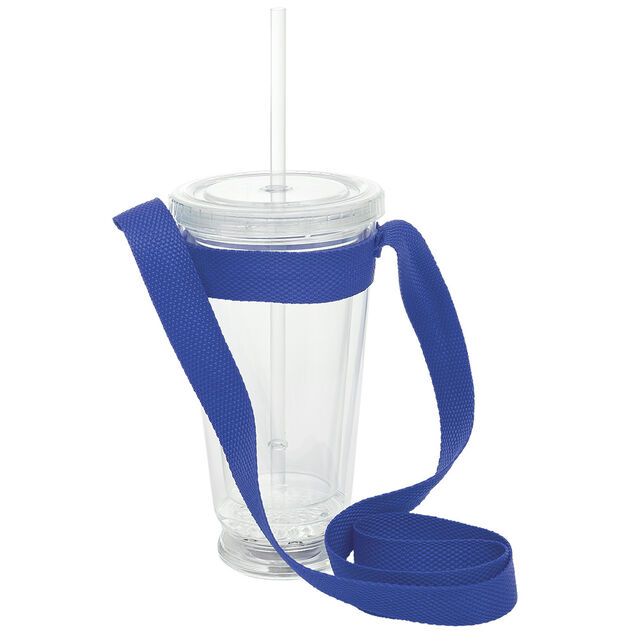 Gobelet lumineux avec lani&egrave;re de transport