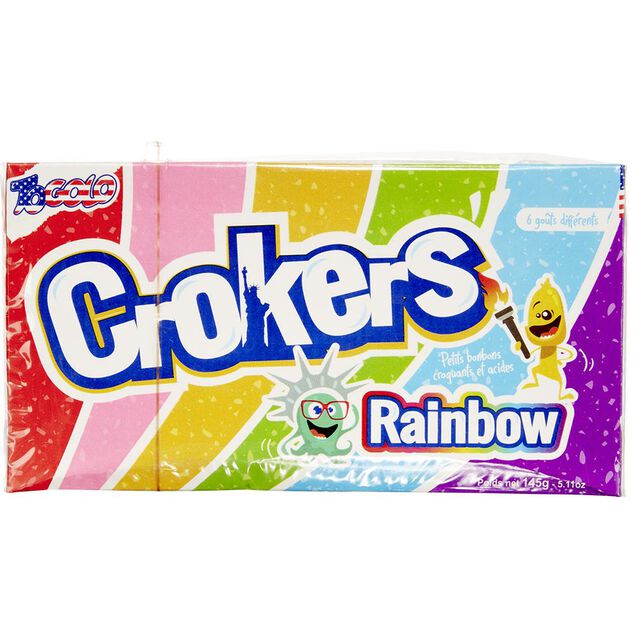 Bonbons Togolo Crockers rainbow 6 go&ucirc;ts