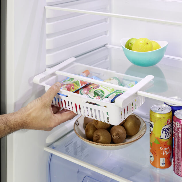 Rangement réfrigérateur réglable 20x16xH7,5cm