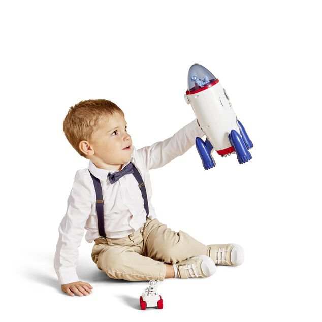 Fus&eacute;e spatiale blanche