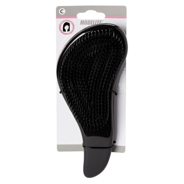 Brosse plate multi-usages en plastique noir