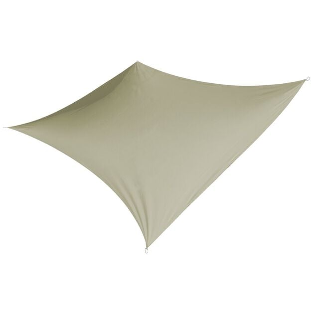 Voile d'ombrage carr&eacute; Square taupe 290x290 cm
