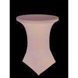 Housse de table haute ronde Fiesta &Oslash;80xH110cm noir