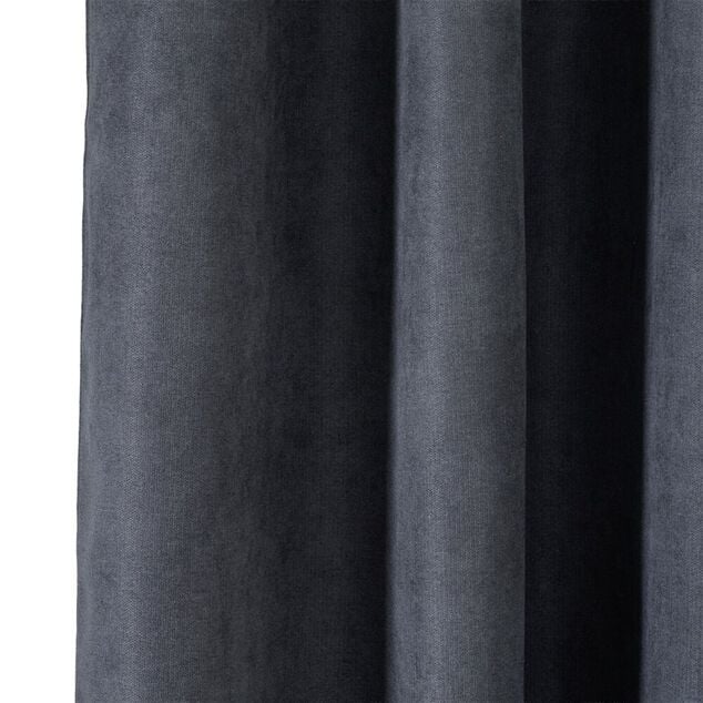 Rideau thermique &agrave; oeillet effet velours 140x240cm (plusieurs mod&egrave;les)