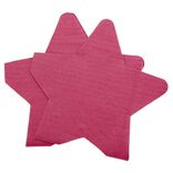 Serviette en papier &eacute;toile rouge x10